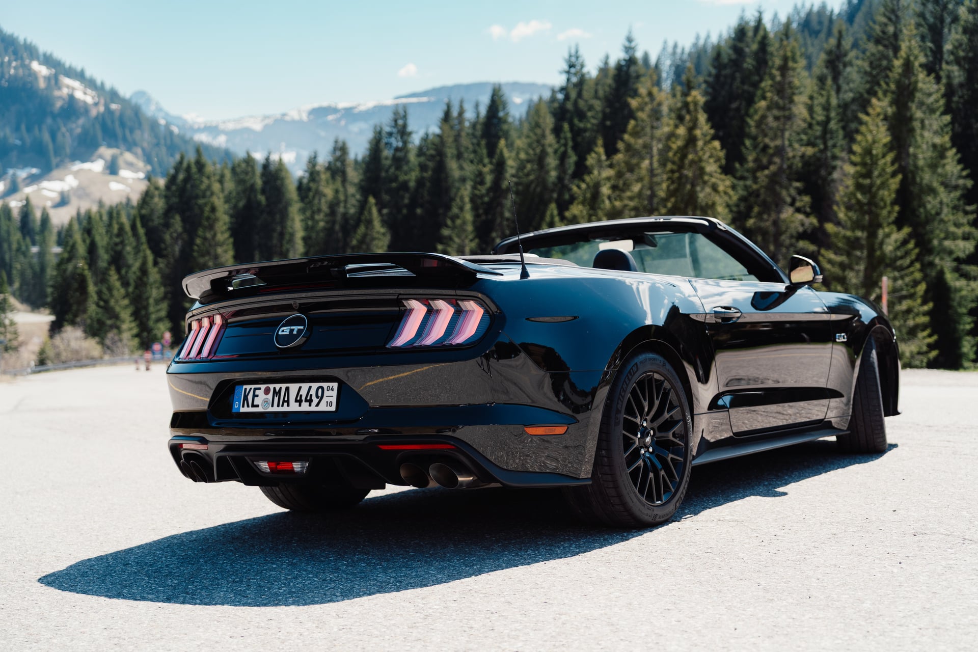 Ford Mustang GT Heck im Allgäu