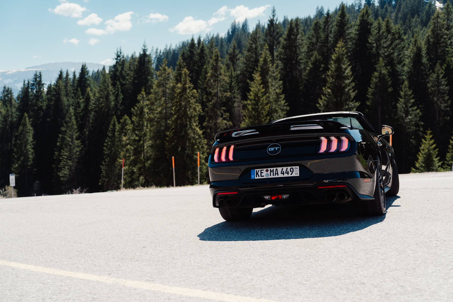 Ford Mustang GT Heckansicht